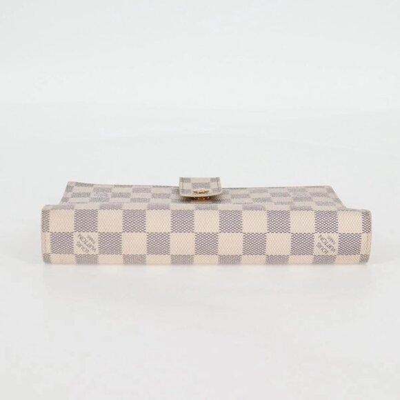 LOUIS VUITTON Damier Azur Agenda GM Day Planner Cover R20708 LV Auth 121569A - Picture 7 of 16